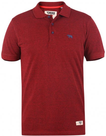 D555 WINCHESTER Red Polo Shirt - Pólos - Pólos Tamanhos Grandes Homem