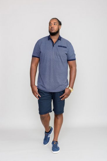 D555 AXFORD Print Polo Shirt - Pólos - Pólos Tamanhos Grandes Homem