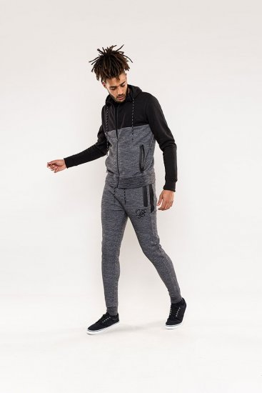 D555 Finnley Couture Hoody With Chest Embroidery Black - Sweatshirts & hoodies - Sweatshirt & Camisolas com Capuz tamanhos grandes