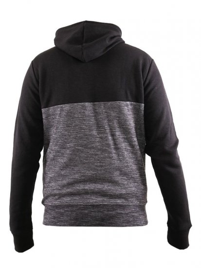 D555 Finnley Couture Hoody With Chest Embroidery Black - Sweatshirts & hoodies - Sweatshirt & Camisolas com Capuz tamanhos grandes