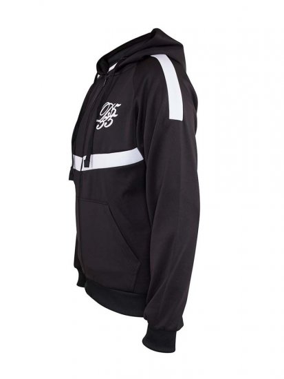 D555 Bristol Couture Zip Through Hoody Black - Sweatshirts & hoodies - Sweatshirt & Camisolas com Capuz tamanhos grandes