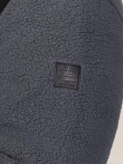 D555 Daly Quarter Zip Fleece Sweatshirt Preto/Cinzento - Sweatshirts & hoodies - Sweatshirt & Camisolas com Capuz tamanhos grandes
