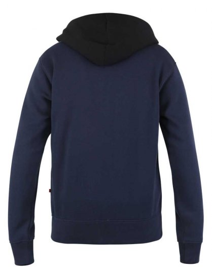 D555 Silverton Contrast Panneled Hoodie Navy - Sweatshirts & hoodies - Sweatshirt & Camisolas com Capuz tamanhos grandes