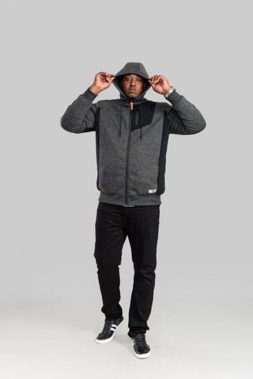 D555 Crofton Hoodie With Sherpa Lining - Sweatshirts & hoodies - Sweatshirt & Camisolas com Capuz tamanhos grandes
