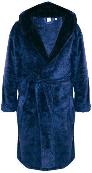 D555 Newquay Bathrobe Navy - Roupa Interior & natação - Roupa interior Homem Tamanhos Grandes