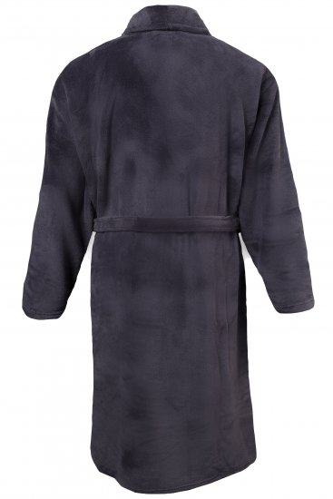 JP1880 Bathrobe with Spacious Patch Pockets Grey - Roupa Interior & natação - Roupa interior Homem Tamanhos Grandes