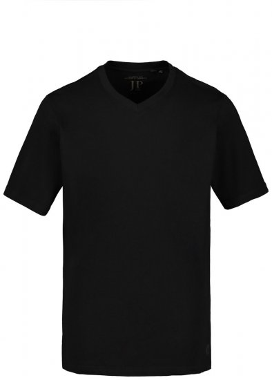 JP1880 702415 T-shirt de decote em V Preto - T-shirts - T-shirts Homem Tamanhos Grandes