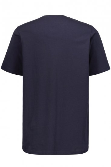 JP1880 702415 T-shirt de decote em V Azul-marinho - T-shirts - T-shirts Homem Tamanhos Grandes