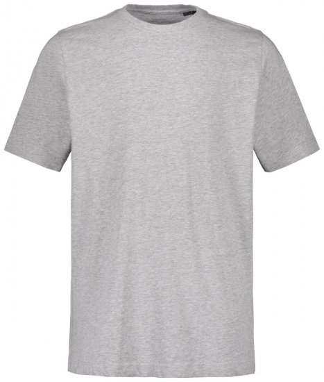 JP1880 702558 T-shirt de decote redondo Cinzento mesclado - T-shirts - T-shirts Homem Tamanhos Grandes