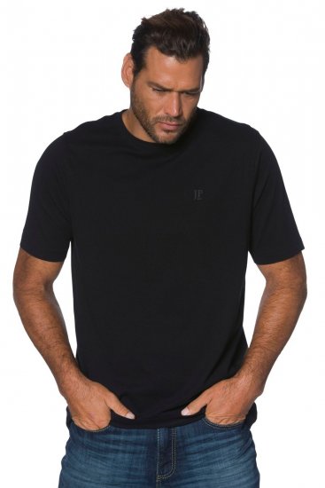 JP1880 702558 T-shirt de decote redondo Preto - T-shirts - T-shirts Homem Tamanhos Grandes