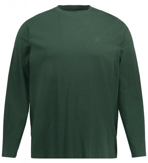 JP1880 Long Sleeve OEKO-TEX T-shirt Green - T-shirts - T-shirts Homem Tamanhos Grandes