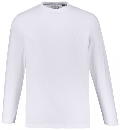 JP1880 702559 T-shirt de manga comprida Branco - T-shirts - T-shirts Homem Tamanhos Grandes