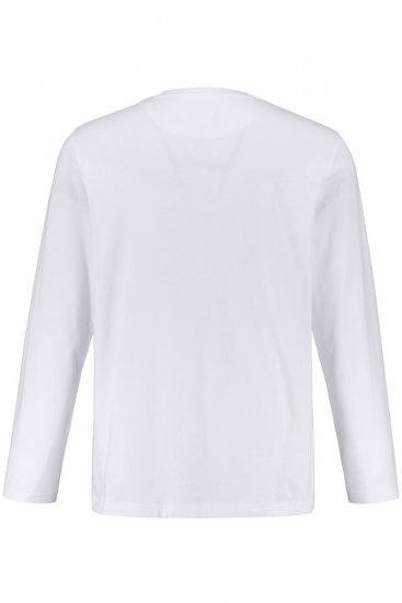 JP1880 702559 T-shirt de manga comprida Branco - T-shirts - T-shirts Homem Tamanhos Grandes