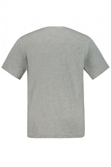 JP1880 702637 T-shirt de decote redondo pack de 2 Cinzento mesclado - T-shirts - T-shirts Homem Tamanhos Grandes