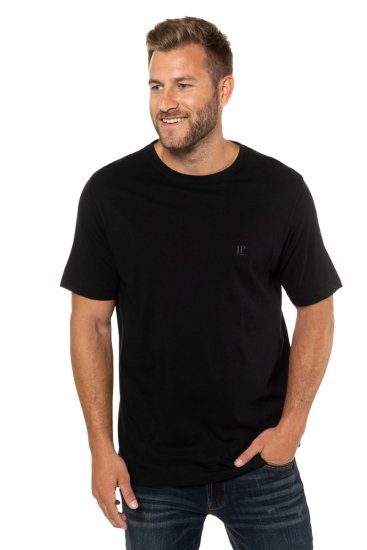 JP1880 702637 T-shirt de decote redondo pack de 2 Preto - T-shirts - T-shirts Homem Tamanhos Grandes