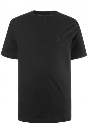 JP1880 702637 T-shirt de decote redondo pack de 2 Preto - T-shirts - T-shirts Homem Tamanhos Grandes