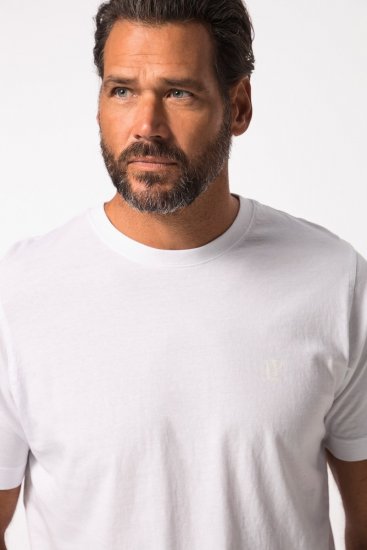 JP1880 702637 T-shirt de decote redondo pack de 2 Branco - T-shirts - T-shirts Homem Tamanhos Grandes