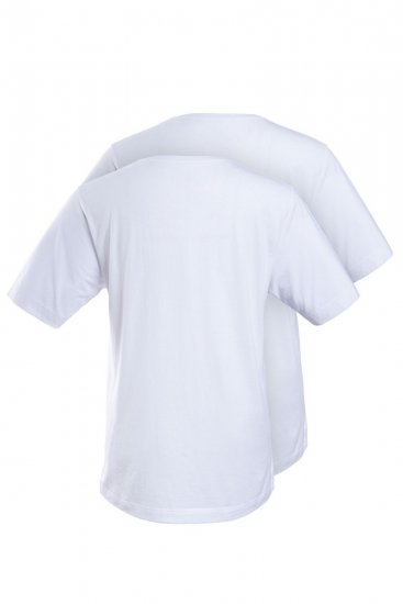 JP1880 702637 T-shirt de decote redondo pack de 2 Branco - T-shirts - T-shirts Homem Tamanhos Grandes