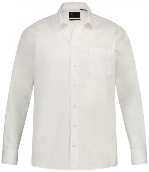 JP1880 703633 Camisa de vestir manga comprida Branco - Camisas - Camisas Homem Tamanhos Grandes