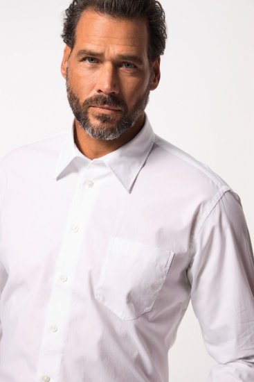 JP1880 703633 Camisa de vestir manga comprida Branco - Camisas - Camisas Homem Tamanhos Grandes