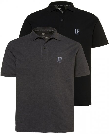 JP1880 704317 Polo pack de 2 Cinzento escuro - Pólos - Pólos Tamanhos Grandes Homem