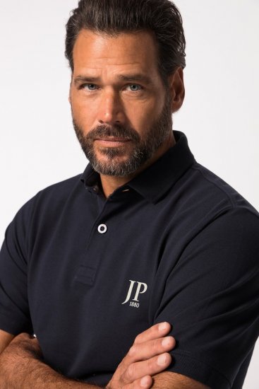 JP1880 704317 Polo pack de 2 Azul-marinho/Cinzento mesclado - Pólos - Pólos Tamanhos Grandes Homem