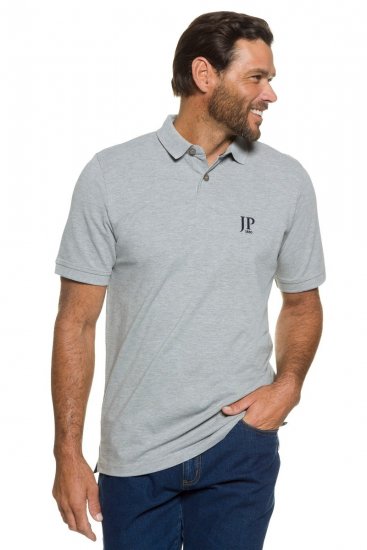 JP1880 704317 Polo pack de 2 Azul-marinho/Cinzento mesclado - Pólos - Pólos Tamanhos Grandes Homem