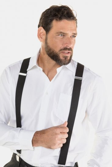 JP1880 705184 Suspensórios Preto - Suspensórios - 