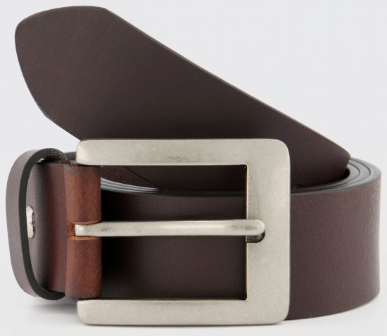JP1880 705233 Cinto em pele Castanho mogno - Cintos - Cintos Masculinos Tamanhos Grandes