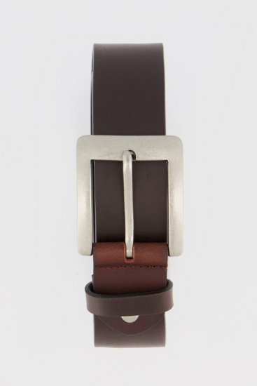JP1880 705233 Cinto em pele Castanho mogno - Cintos - Cintos Masculinos Tamanhos Grandes