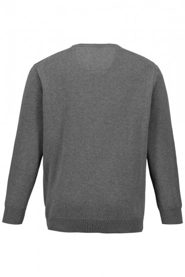 JP1880 708261 Camisola de malha com decote redondo Cinzento mesclado - Sweatshirts & hoodies - Sweatshirt & Camisolas com Capuz tamanhos grandes