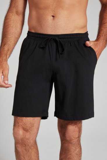 JP1880 Shorts Elastic Waistband Black - Calças & calções de fato de treino - Calças de Fato de Treino Tamanhos Grandes 