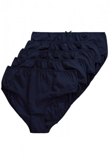 Ulla Popken 710201 Cuecas pack de 5 Azul-marinho - Cuecas - 