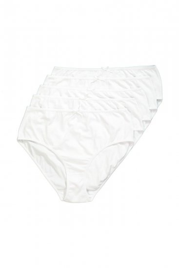 Ulla Popken 710201 Cuecas pack de 5 Branco - Cuecas - 