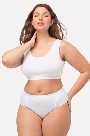 Ulla Popken 711214 Cuecas pack de 2 Branco - Cuecas - 