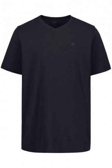JP1880 711318 T-shirt de decote em V pack de 2 Preto - T-shirts - T-shirts Homem Tamanhos Grandes