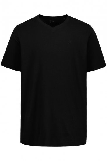 JP1880 711318 T-shirt de decote em V pack de 2 Preto - T-shirts - T-shirts Homem Tamanhos Grandes