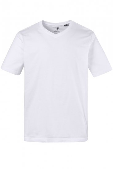 JP1880 711318 T-shirt de decote em V pack de 2 Branco - T-shirts - T-shirts Homem Tamanhos Grandes