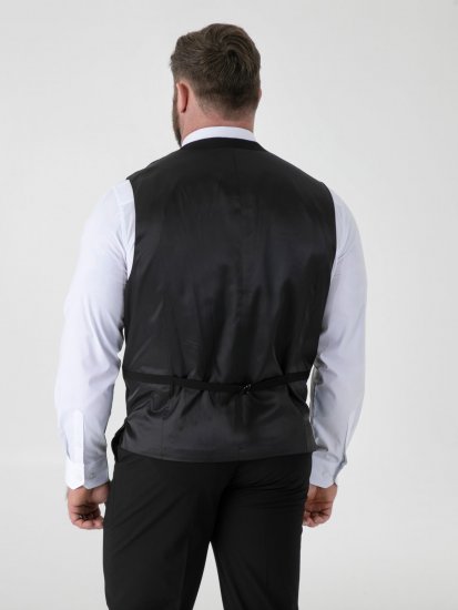 D555 Ted Colete de fato Preto - Fatos - Fatos de Homem Tamanhos Grandes
