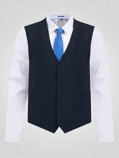 D555 Ted Colete de fato Azul-marinho - Fatos - Fatos de Homem Tamanhos Grandes