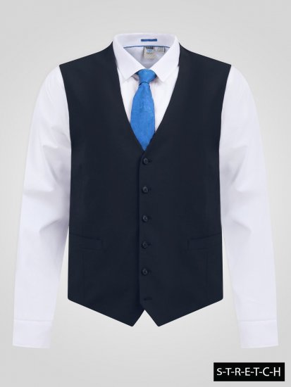 D555 Ted Colete de fato Azul-marinho - Fatos - Fatos de Homem Tamanhos Grandes
