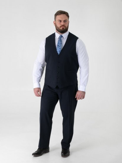 D555 Ted Colete de fato Azul-marinho - Fatos - Fatos de Homem Tamanhos Grandes