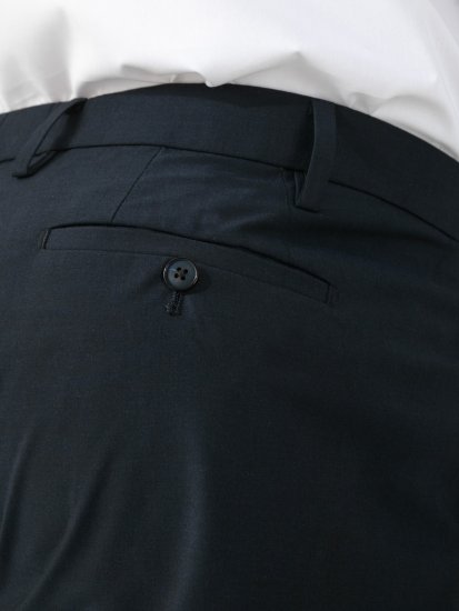 D555 Ted 4 Way Stretch Tailored Trouser Azul-marinho - Fatos - Fatos de Homem Tamanhos Grandes