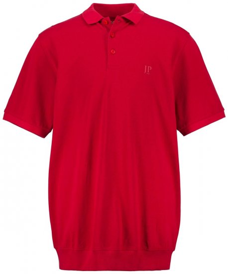 JP1880 712617 Polo com corte para barriga Vermelho chili - Pólos - Pólos Tamanhos Grandes Homem