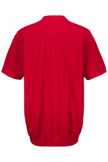 JP1880 712617 Polo com corte para barriga Vermelho chili - Pólos - Pólos Tamanhos Grandes Homem