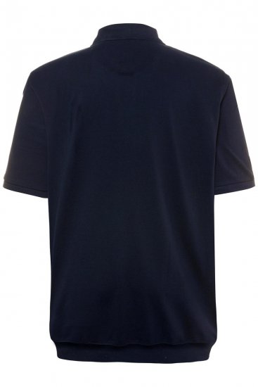 JP1880 712617 Polo com corte para barriga Azul-marinho - Pólos - Pólos Tamanhos Grandes Homem