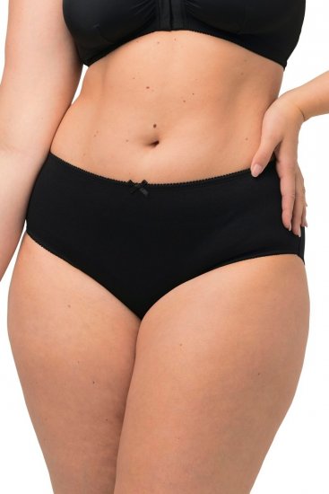 Ulla Popken 712882 Cuecas pack de 2 Preto - Cuecas - 