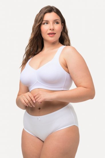 Ulla Popken 712882 Cuecas pack de 2 Branco - Cuecas - 