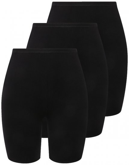 Ulla Popken 716595 Boxers pack de 3 Preto - Cuecas - 