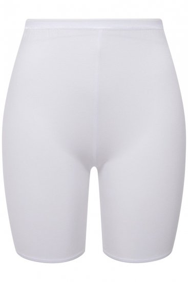 Ulla Popken 716595 Boxers com proteção das coxas pack de 3 Branco - Cuecas - 